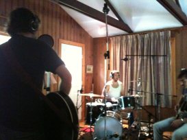 Recording session for Terror At The Gares